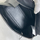 CELINE Handbag leather black logo Edge Women Used Authentic