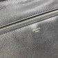 CELINE Handbag leather black logo Edge Women Used Authentic