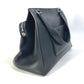CELINE Handbag leather black logo Edge Women Used Authentic