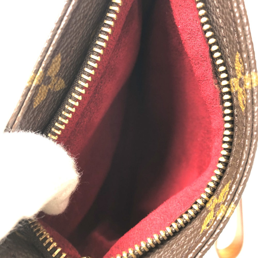 LOUIS VUITTON Pouch M51901 Monogram canvas Brown Monogram Partition Women Used Authentic