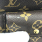 LOUIS VUITTON Pouch M51901 Monogram canvas Brown Monogram Partition Women Used Authentic