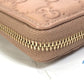 GUCCI Long Wallet Purse 257003 leather pink MAYFAI Ribbon Guccissima Ribbon Women Used Authentic