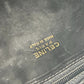 CELINE Shoulder Bag leather black vintage Carriage Metal Women Used Authentic