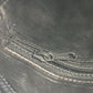 CELINE Shoulder Bag leather black vintage Carriage Metal Women Used Authentic