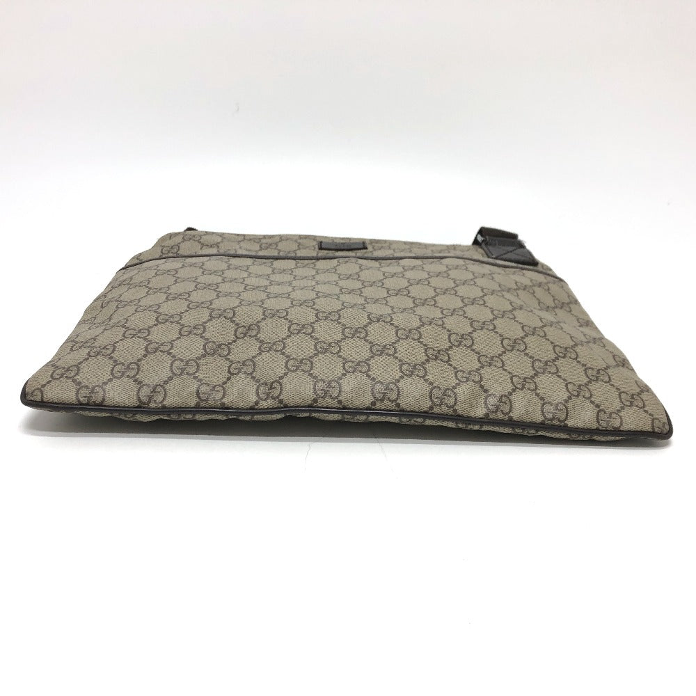 GUCCI Shoulder Bag 141198 GG Supreme Canvas beige GG Messenger bag Women Used Authentic