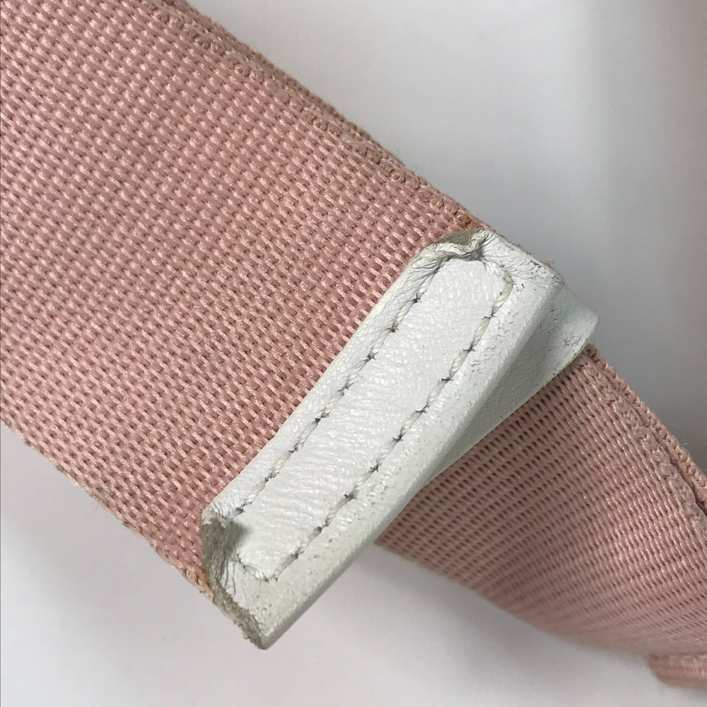 Dior Shoulder Bag Canvas / leather pink Trotter Vintage logo Women Used Authentic