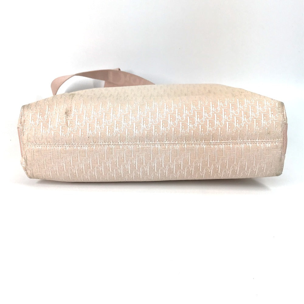 Dior Shoulder Bag Canvas / leather pink Trotter Vintage logo Women Used Authentic