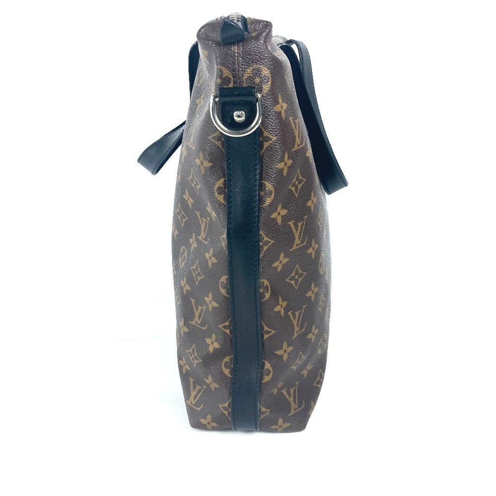 LOUIS VUITTON Tote Bag M40388 Monogram macacer canvas Brown Monogram macacer Kitan mens Used Authentic