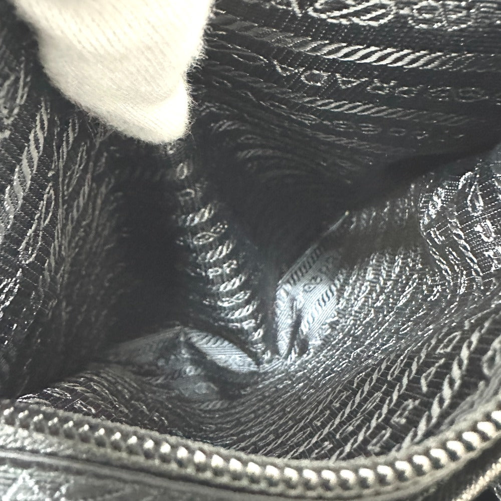 PRADA Backpack Nylon / leather multicolor Quilting Multi