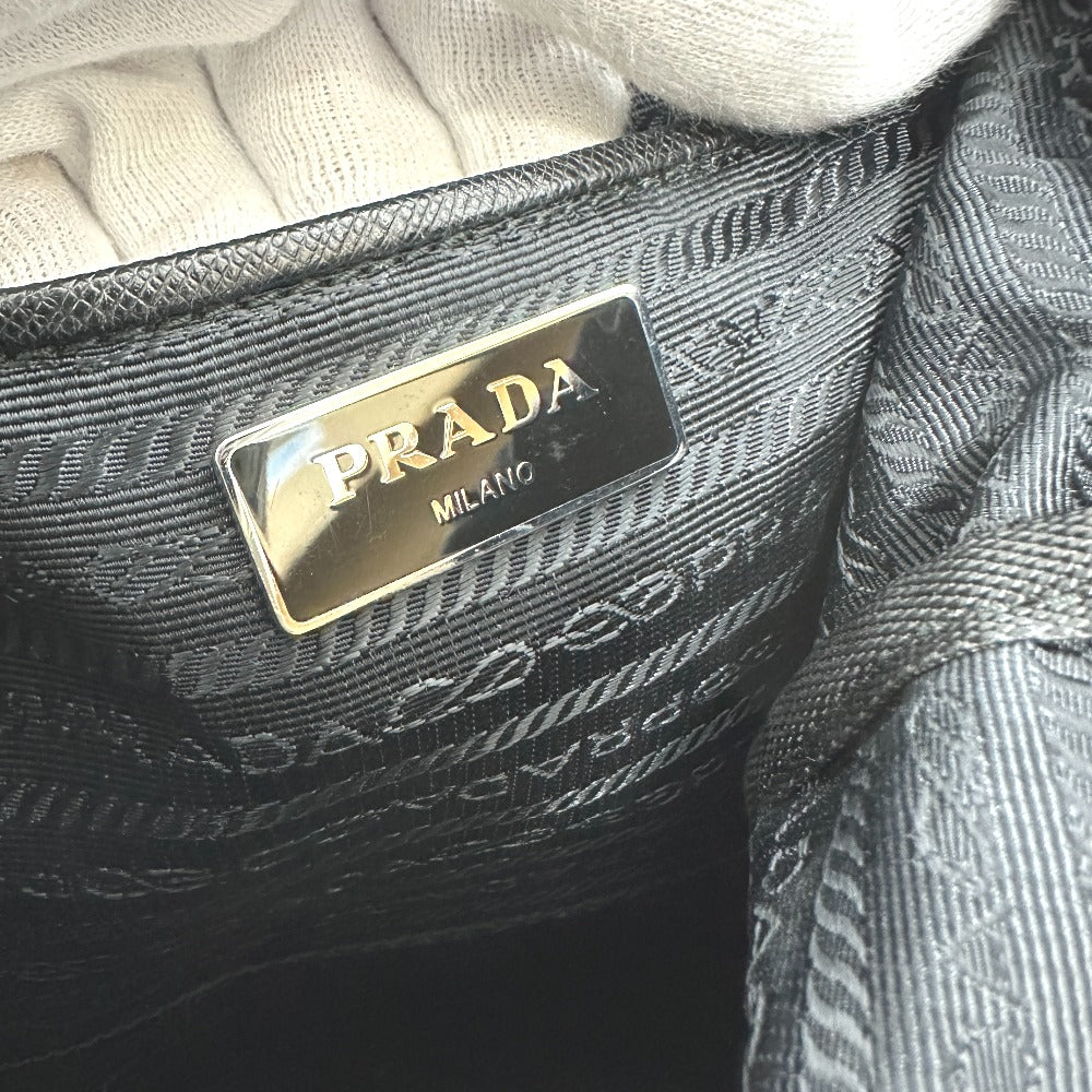 PRADA Backpack Nylon / leather multicolor Quilting Multi