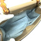 GUCCI Handbag 470271 leather Brown Bamboo Faux Pearl