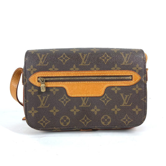 LOUIS VUITTON Shoulder Bag M51210 Monogram canvas Brown Monogram Saint Germain Women Used Authentic