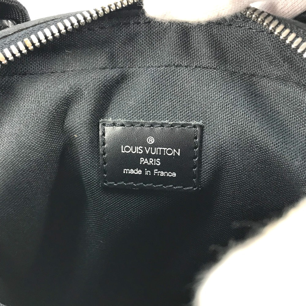 LOUIS VUITTON Shoulder Bag M30902 Taiga Leather, Nylon Canvas khaki Taiga Sayan mens Used Authentic