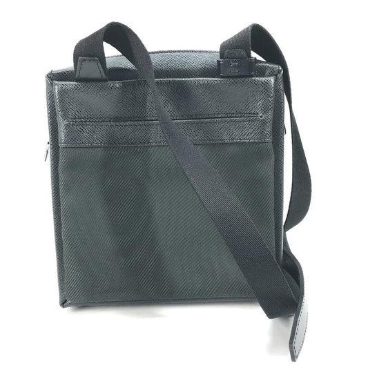 LOUIS VUITTON Shoulder Bag M30902 Taiga Leather, Nylon Canvas khaki Taiga Sayan mens Used Authentic