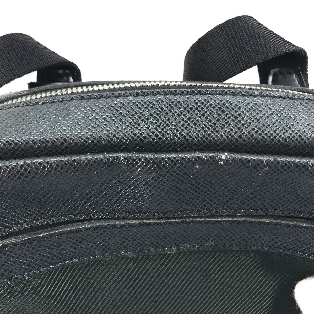 LOUIS VUITTON Shoulder Bag M30902 Taiga Leather, Nylon Canvas khaki Taiga Sayan mens Used Authentic