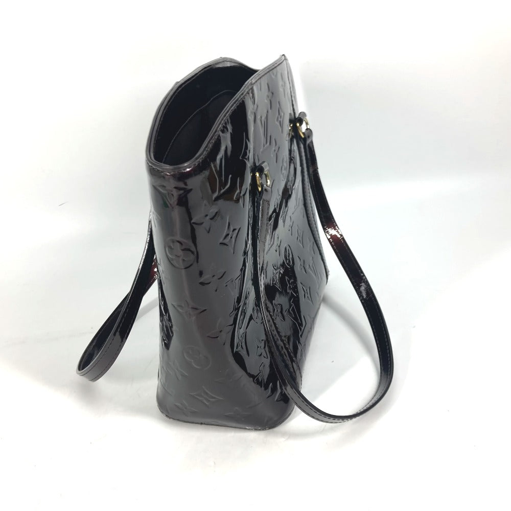 LOUIS VUITTON Shoulder Bag M91567 Monogram Vernis purple Monogram Vernis Avalon MM Women Used Authentic