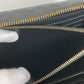LOUIS VUITTON Long Wallet Purse M61698 Monogram Eclipse Canvas black Monogram Eclipse Zippy XL mens Used Authentic