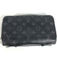 LOUIS VUITTON Long Wallet Purse M61698 Monogram Eclipse Canvas black Monogram Eclipse Zippy XL mens Used Authentic
