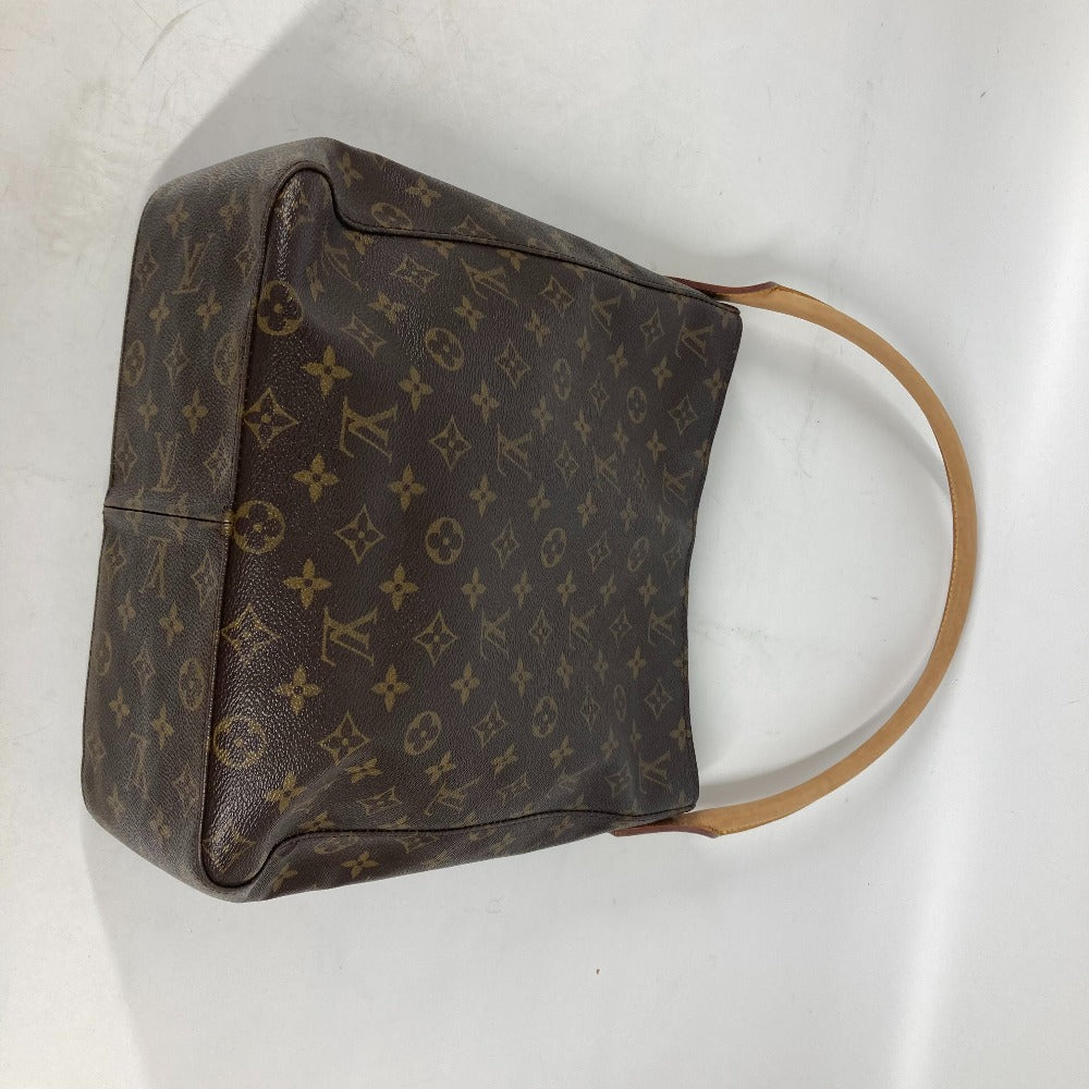 LOUIS VUITTON Shoulder Bag M51145 Monogram canvas Brown Monogram LoopingGM Women Used Authentic
