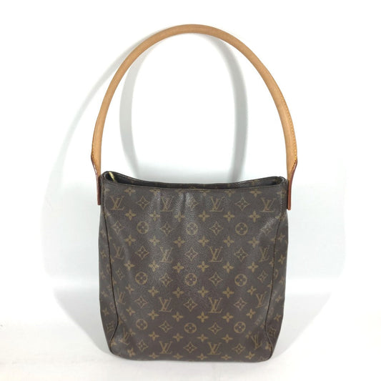 LOUIS VUITTON Shoulder Bag M51145 Monogram canvas Brown Monogram LoopingGM Women Used Authentic