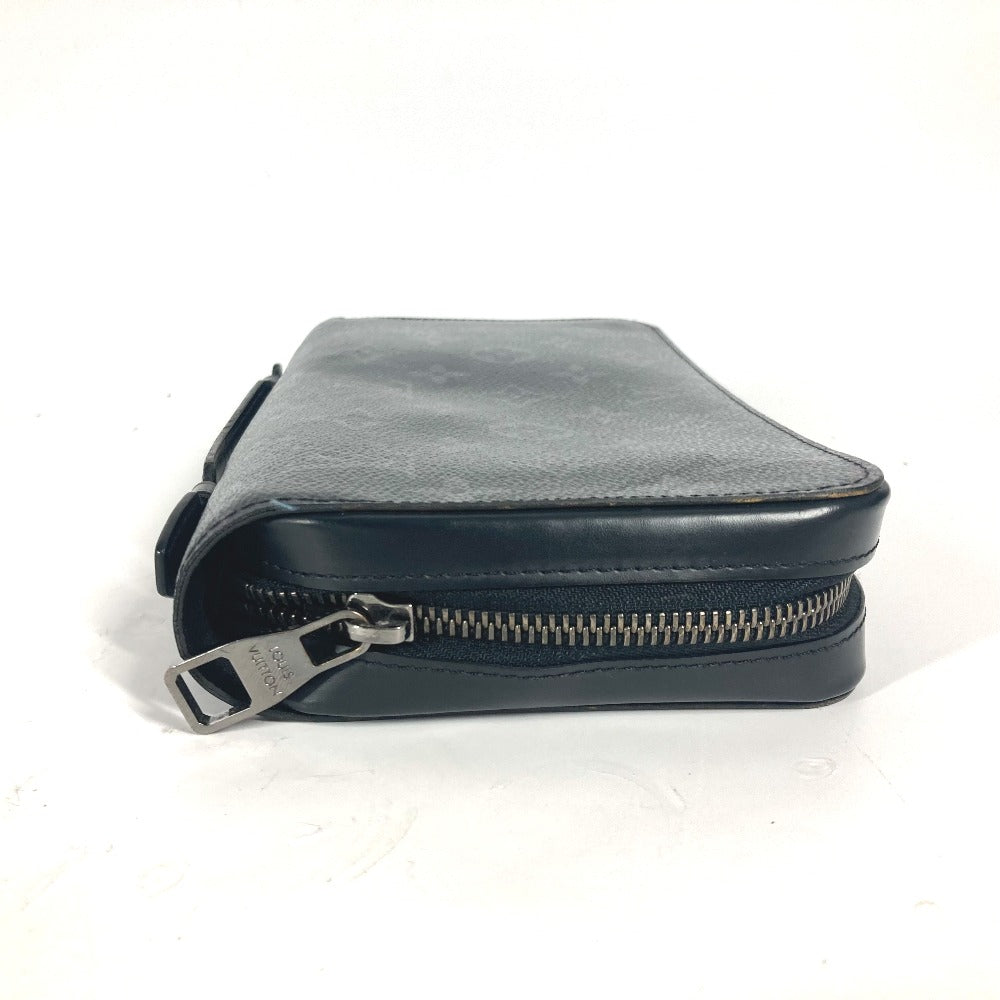 LOUIS VUITTON Long Wallet Purse M61698 Monogram Eclipse Canvas black Monogram Eclipse Zippy XL