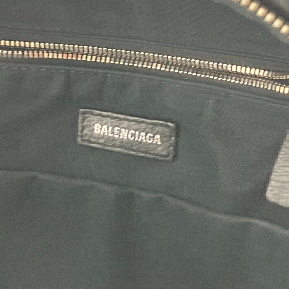 BALENCIAGA Backpack 552379 leather black Everyday logo