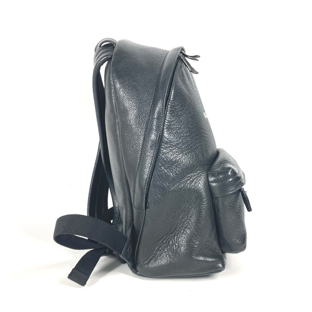 BALENCIAGA Backpack 552379 leather black Everyday logo