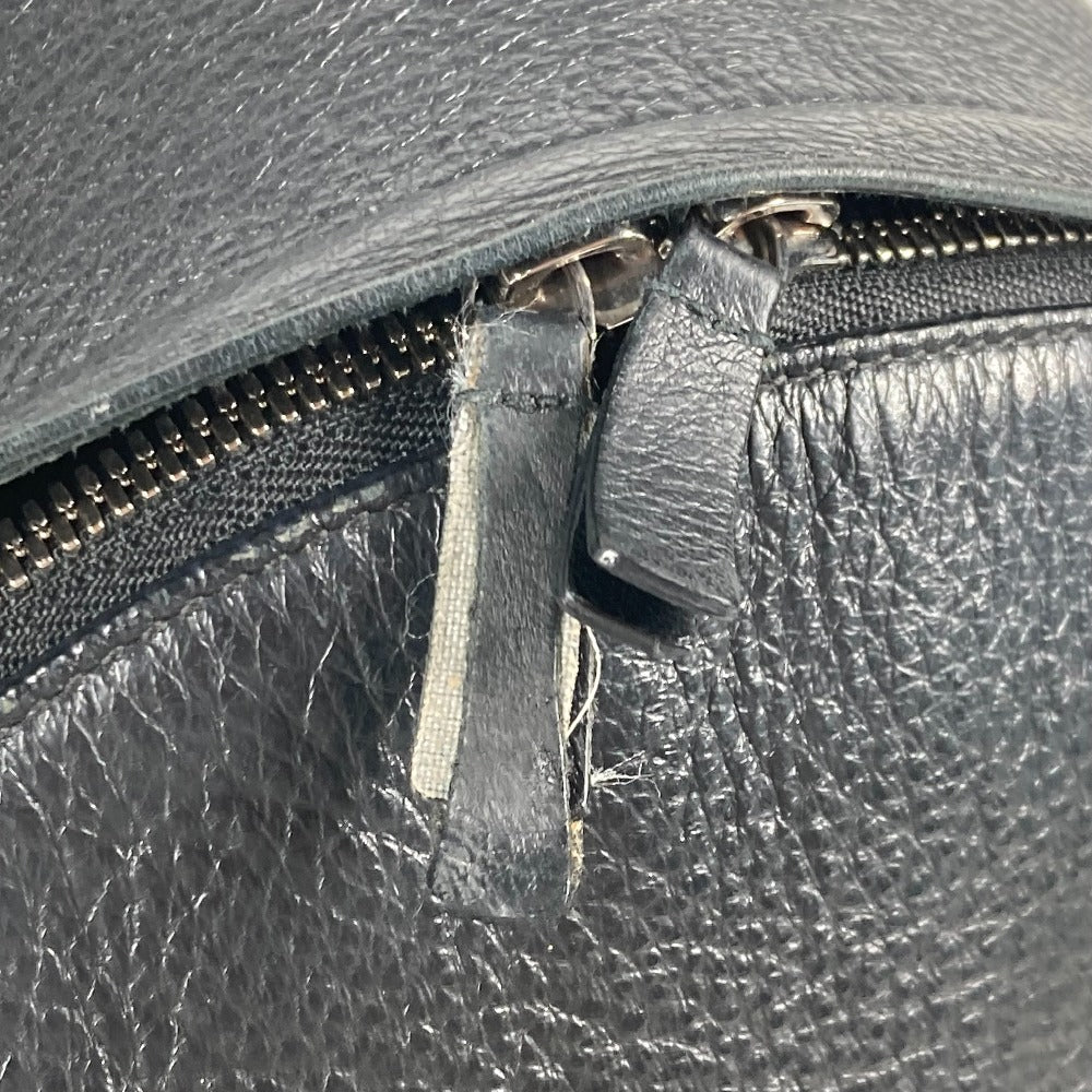 BALENCIAGA Backpack 552379 leather black Everyday logo