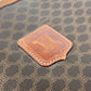 CELINE Shoulder Bag PVC / Leather Brown vintage Macadam Women Used Authentic