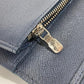 LOUIS VUITTON Long Wallet Purse M30502 Taiga Leather blue Taiga Portefeuille Blaza