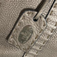 FENDI Shoulder Bag leather Gray type Celeria Linda
