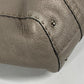 FENDI Shoulder Bag leather Gray type Celeria Linda