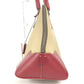 PRADA Shoulder Bag BN0081 Leather / canvas beige By color Triangle logo plate