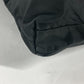 PRADA Tote Bag Nylon, Leather black Embroidery Flower Metal Flower