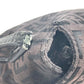 FENDI Shoulder Bag Leather / canvas Brown Zucchino logo flap