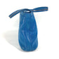 FENDI Shoulder Bag leather blue FF logo Chain