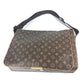 LOUIS VUITTON Shoulder Bag M40526 Monogram canvas Brown Monogram Valmy GM