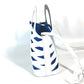 BALENCIAGA Handbag 630708 Patent leather white With porch All-over pattern All-over logo