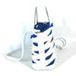 BALENCIAGA Handbag 630708 Patent leather white With porch All-over pattern All-over logo