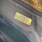 LOEWE Shoulder Bag leather Metallic brown logo anagram