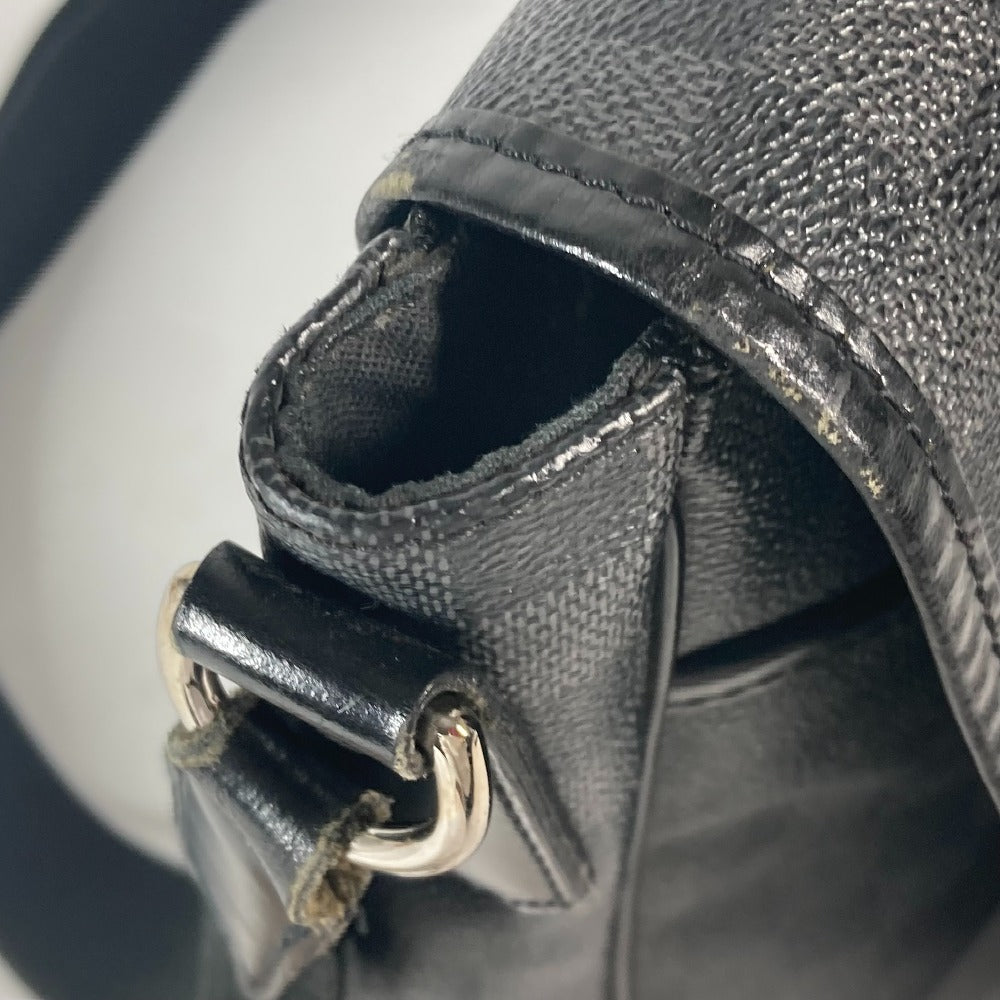 LOUIS VUITTON Shoulder Bag N41272 Damier Grafitto Canvas black Damier Grafitte District MM