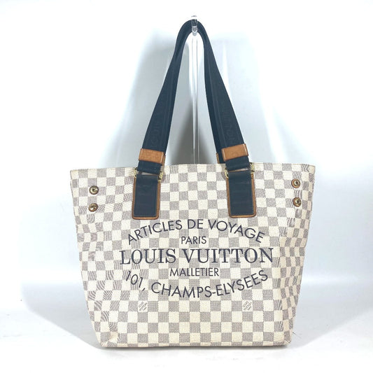 LOUIS VUITTON Shoulder Bag N41179 Damier Azur Canvas white Damier Azul Plan Soleil Hippo PM
