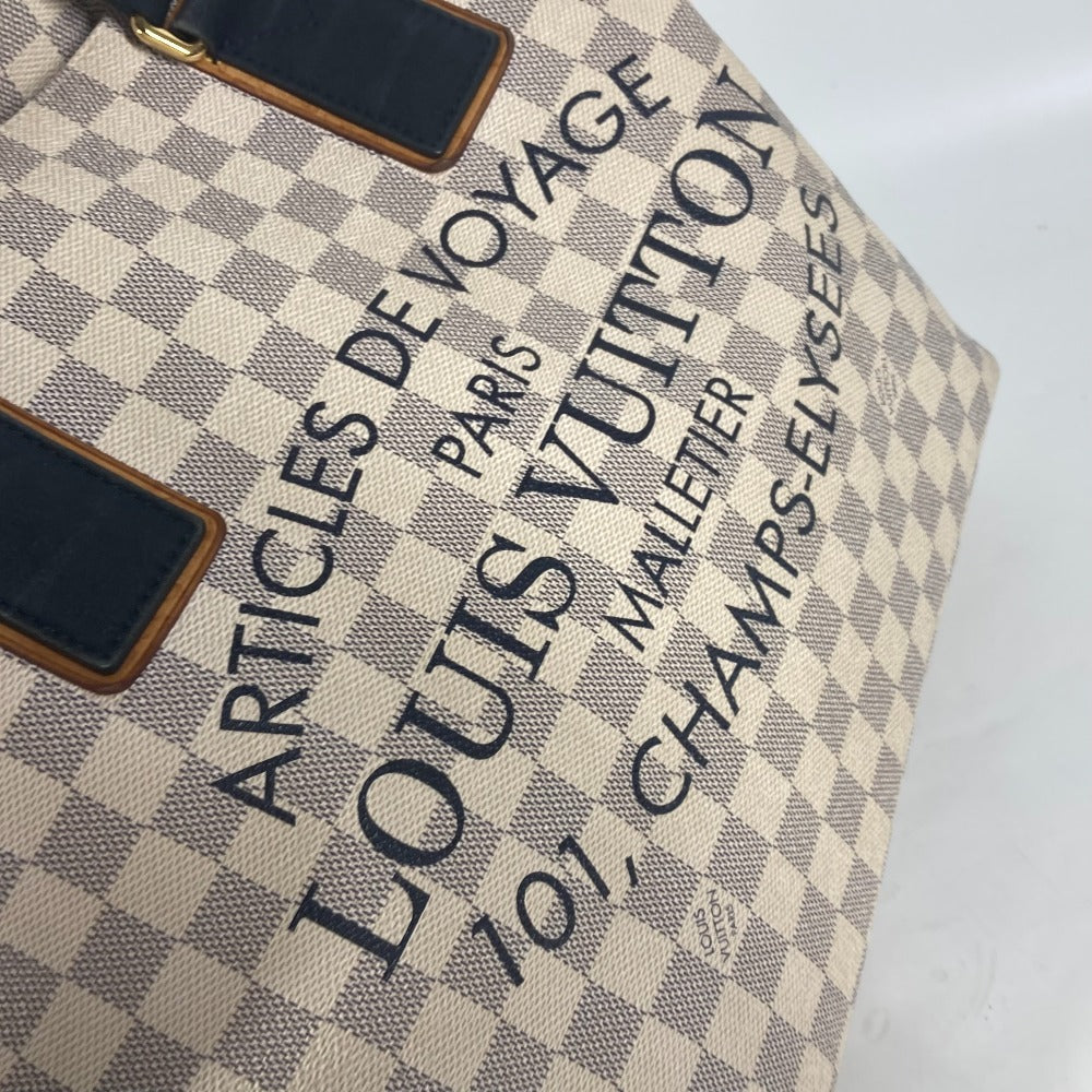 LOUIS VUITTON Shoulder Bag N41179 Damier Azur Canvas white Damier Azul Plan Soleil Hippo PM