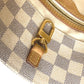LOUIS VUITTON Shoulder Bag N41179 Damier Azur Canvas white Damier Azul Plan Soleil Hippo PM
