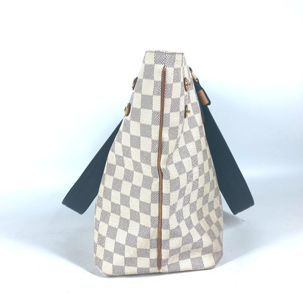 LOUIS VUITTON Shoulder Bag N41179 Damier Azur Canvas white Damier Azul Plan Soleil Hippo PM