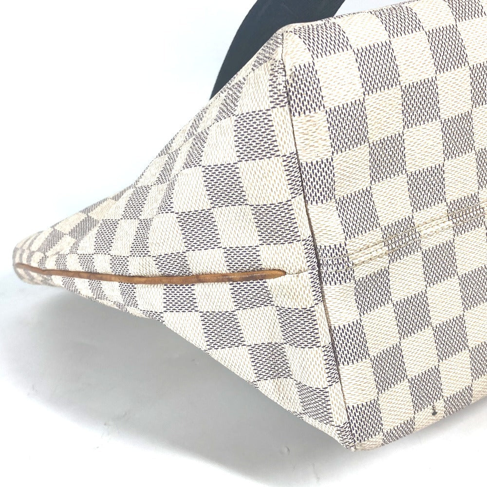 LOUIS VUITTON Shoulder Bag N41179 Damier Azur Canvas white Damier Azul Plan Soleil Hippo PM