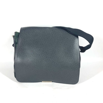 LOUIS VUITTON Shoulder Bag M30142 Taiga Leather, Nylon Canvas black Taiga Victor