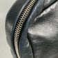 PRADA Tote Bag VA0744 leather black logo metal plate mens(Unisex) Used Authentic
