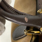 LOEWE Handbag Leather / suede beige Amazona 32 logo