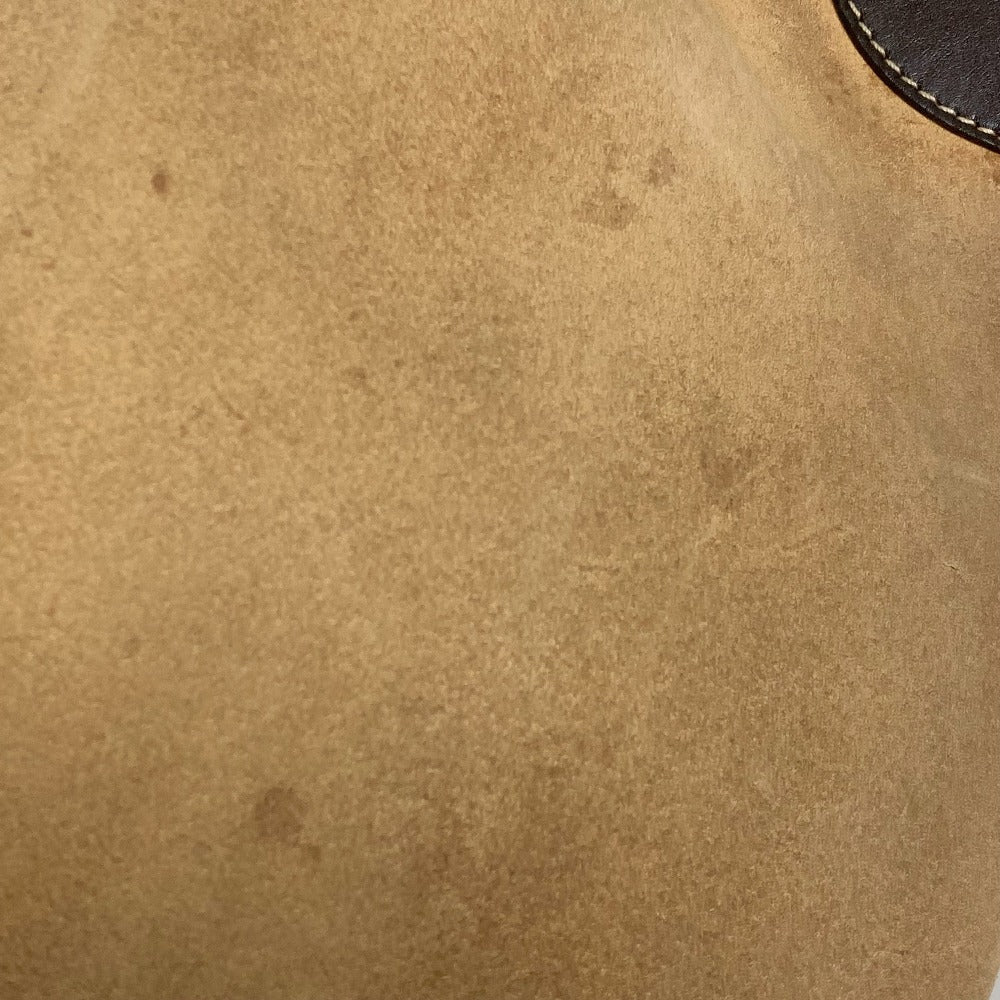 LOEWE Handbag Leather / suede beige Amazona 32 logo